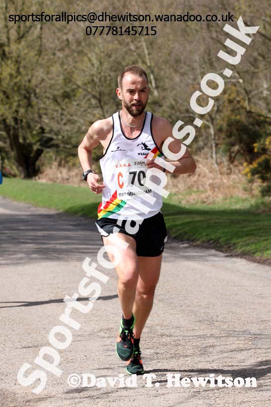 Senior mens English National 12 Stage Road Relay, 2016 English National 12 and 6 Stage Road Relays, Sutton Coldfield, Birmingham. Photo: David T. Hewitson/Sports for All Pics